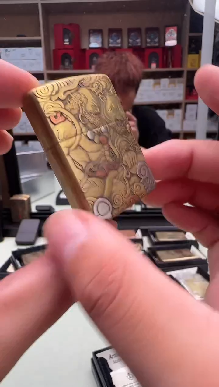 Zippo打火机降龙伏虎