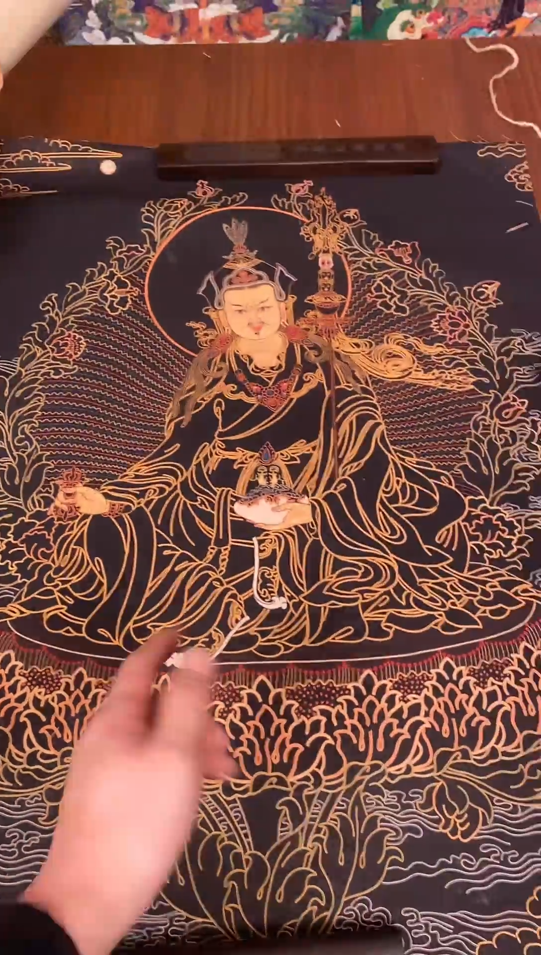 装裱画精美唐卡tk16072