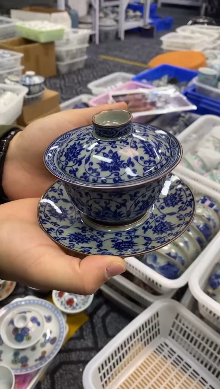 杯景德陶瓷茶具容量约150