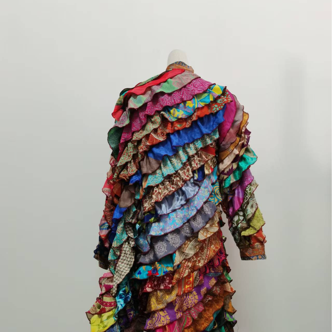 印度尼泊尔手工木耳边外套 NO退NO换 手工制作默认微瑕  