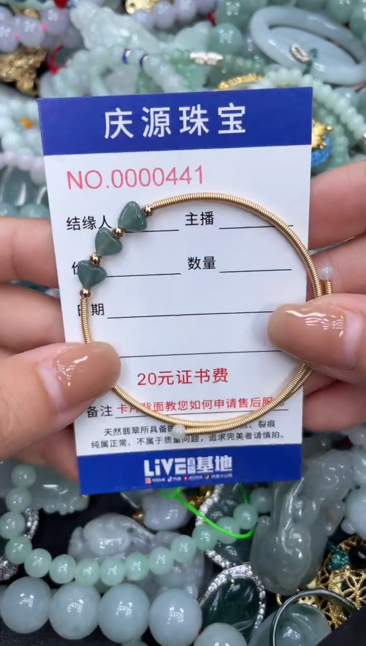 翡翠未镶嵌颈饰273