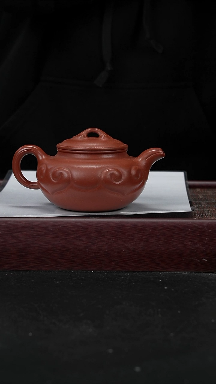 zq朱泥如意仿古400cc