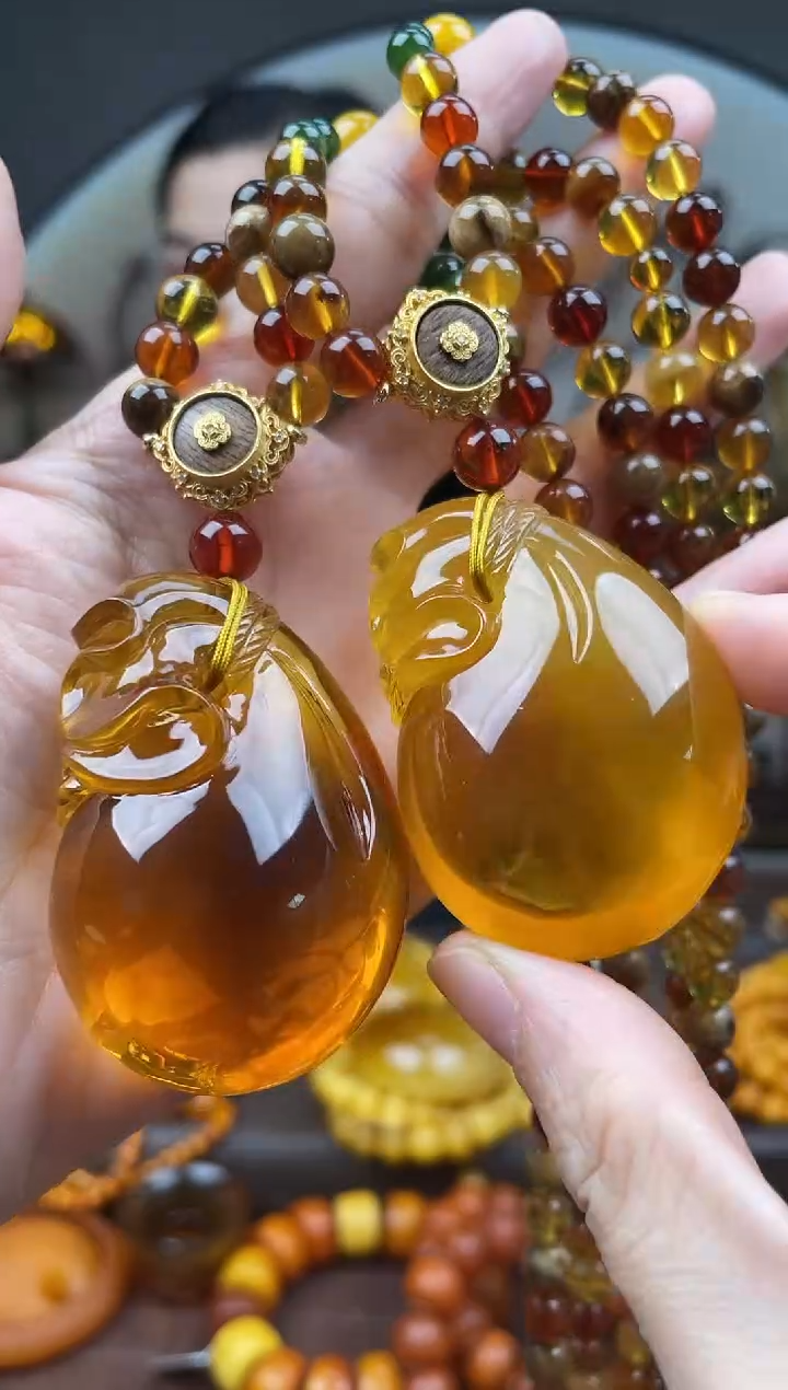 裸石琥珀未镶嵌首饰 假1赔4（多样性发货1件