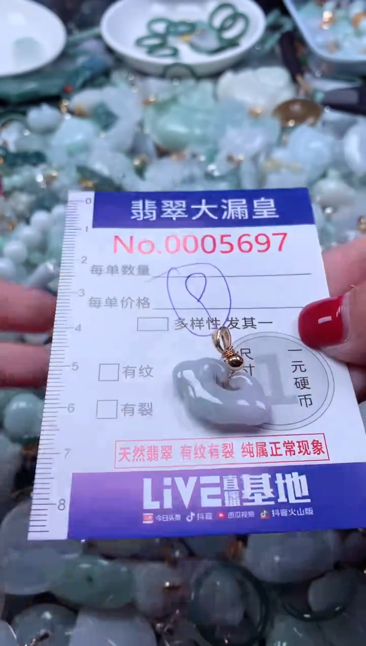 颈饰未镶嵌翡翠5697