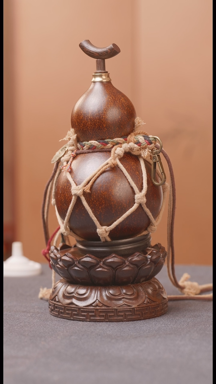 316号链接精品大漆葫芦现货现发[一物一拍]不包含莲花底座