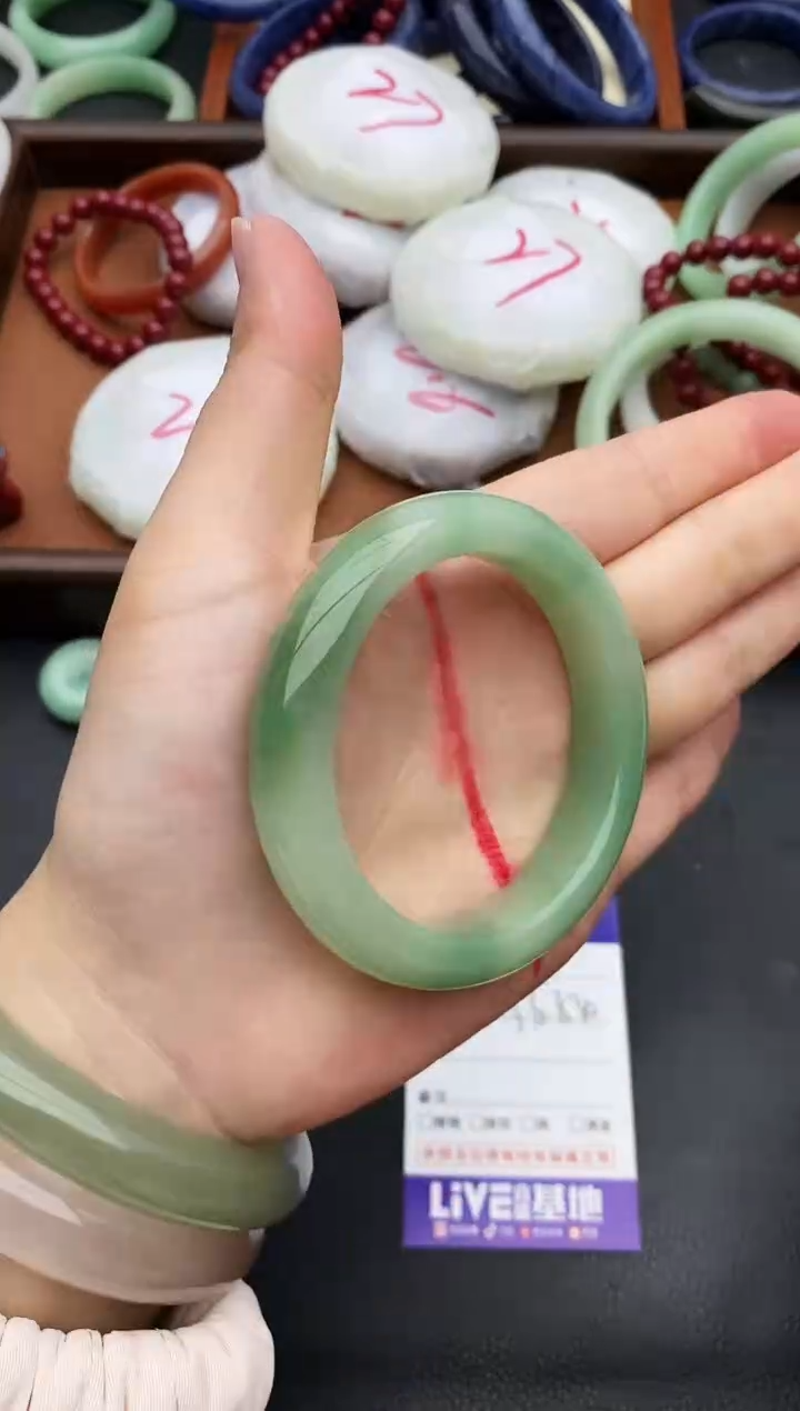 未镶嵌手镯石英质玉300+53/54