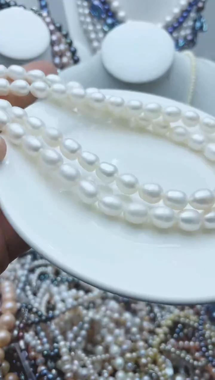 【闪购商品】淡水珍珠颈饰钛钢1