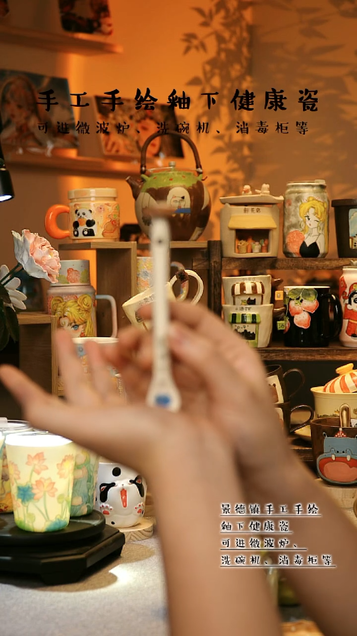 【闪购商品】陶瓷景德镇高温釉下彩&W836