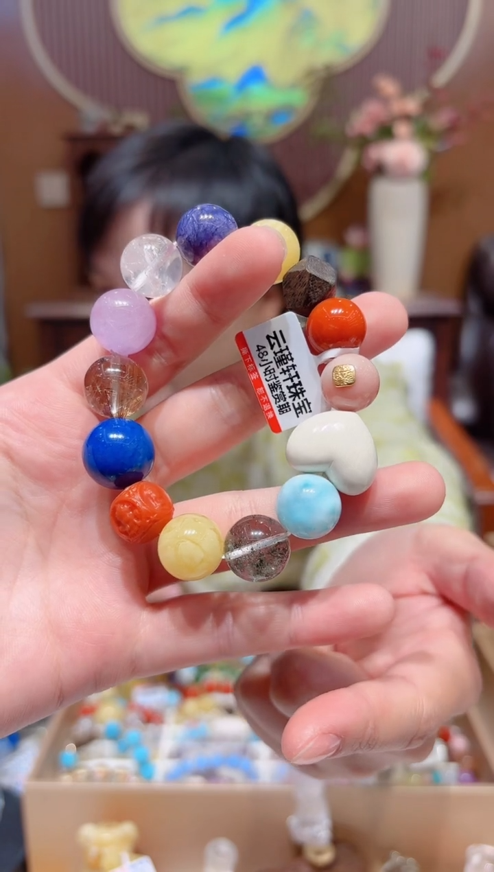 【闪购商品】水晶手串18K金镶嵌设计款珠串