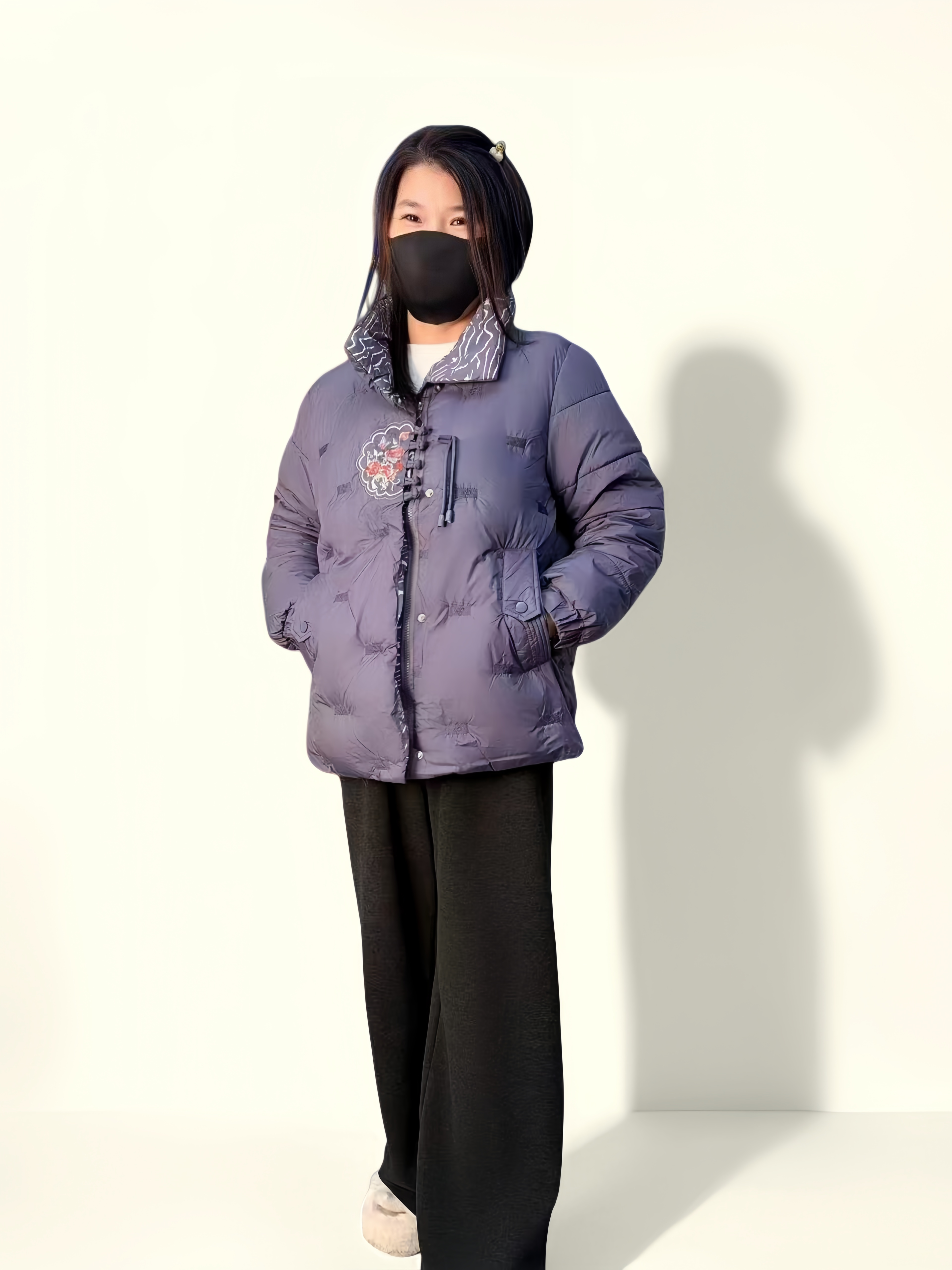 中老年女装妈妈棉衣气质