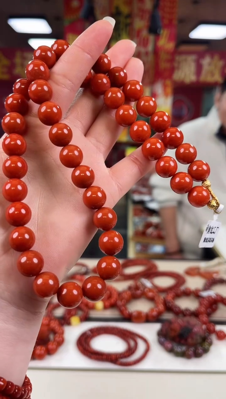 银S925镶嵌瓦西女神链11+南红玛瑙（多样式发其一）