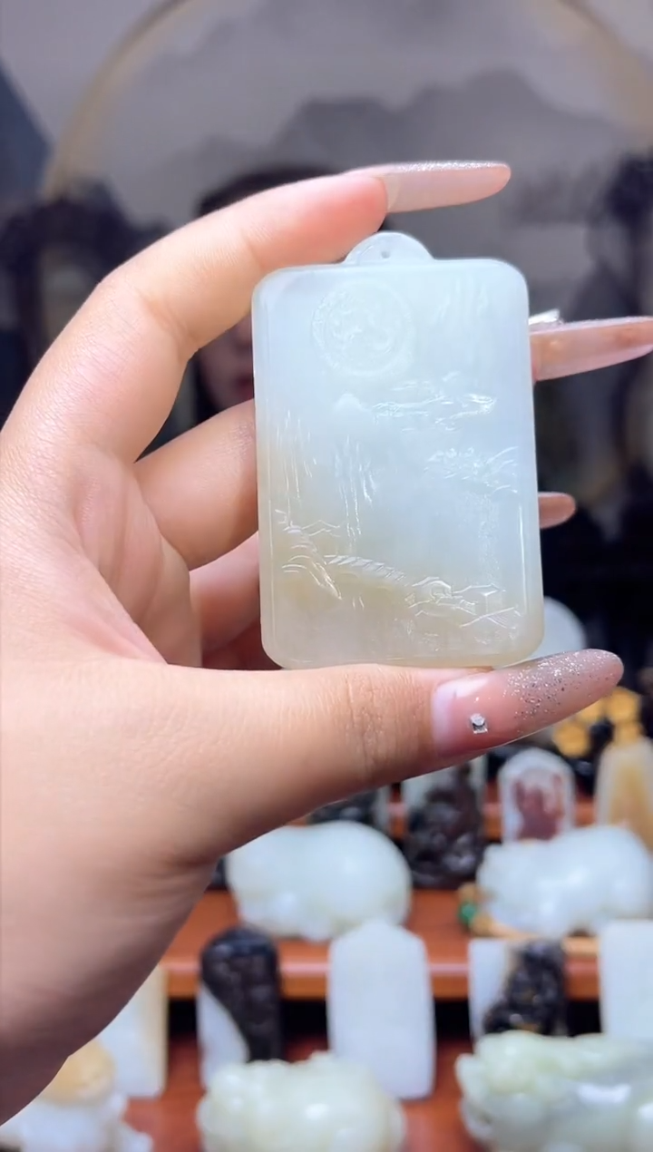 【闪购商品】和田玉吊坠未镶嵌124