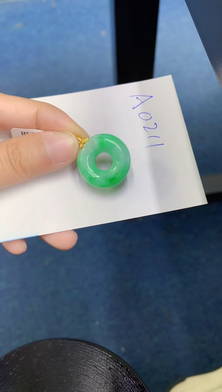 【闪购商品】翡翠颈饰18K金镶嵌000000000