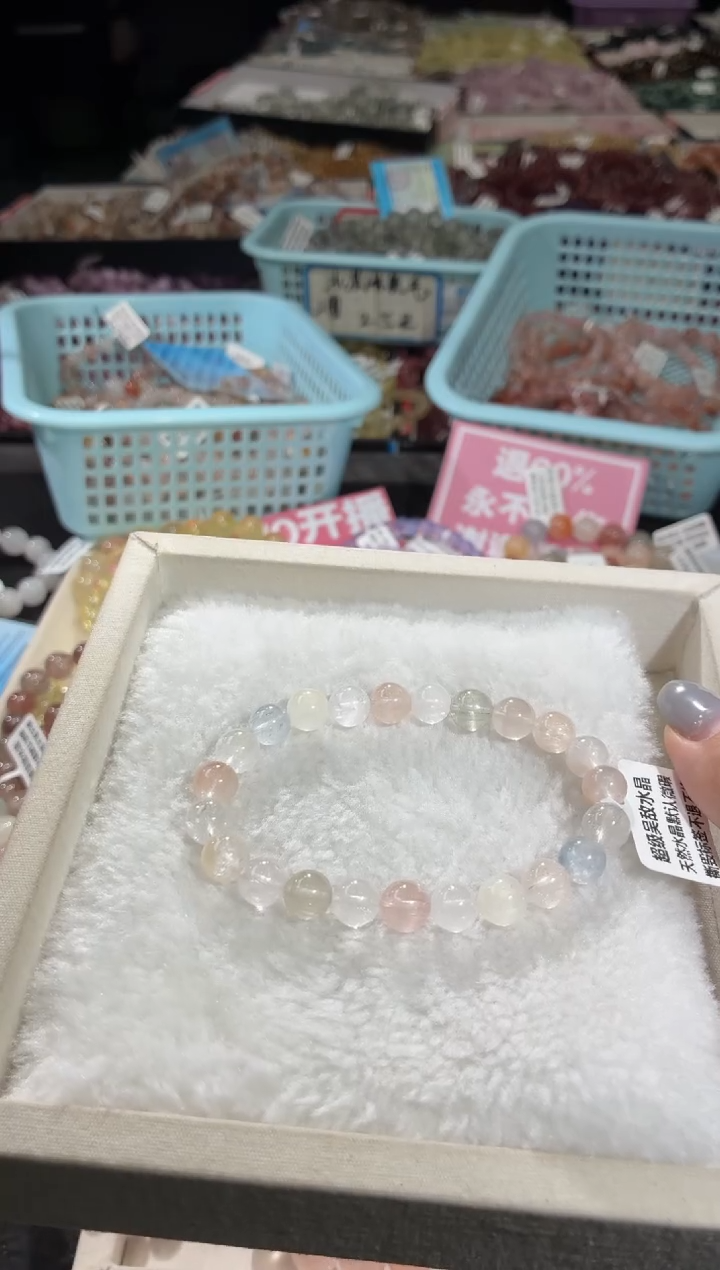 未镶嵌手链水晶197号 多样性发一D  8+