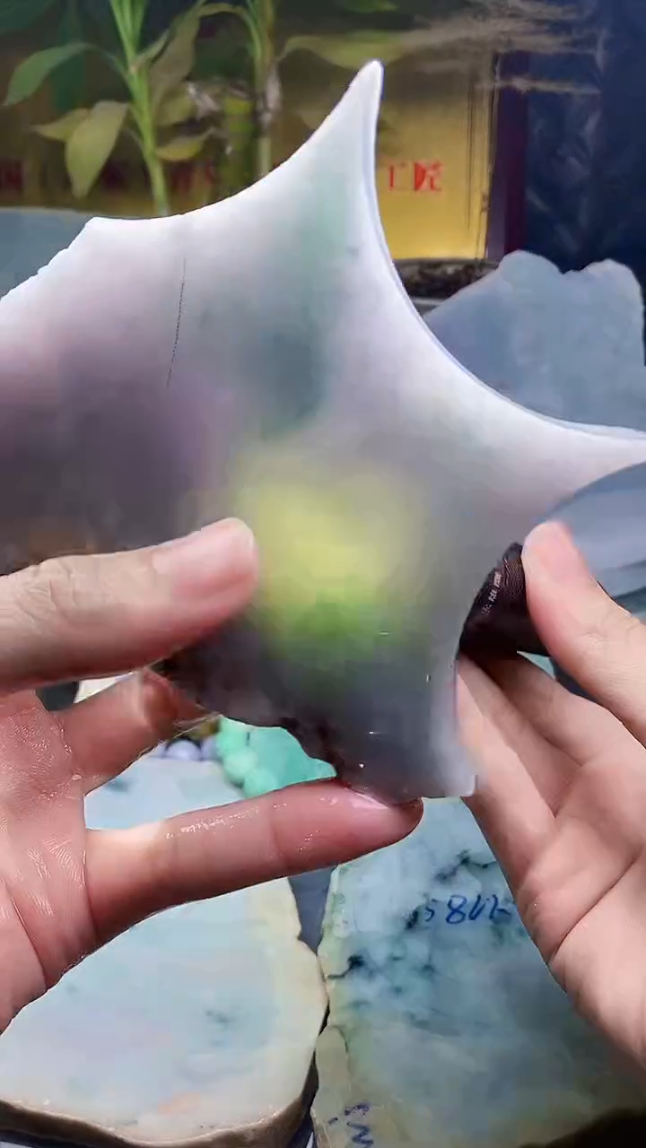 未镶嵌挂件翡翠小雨495