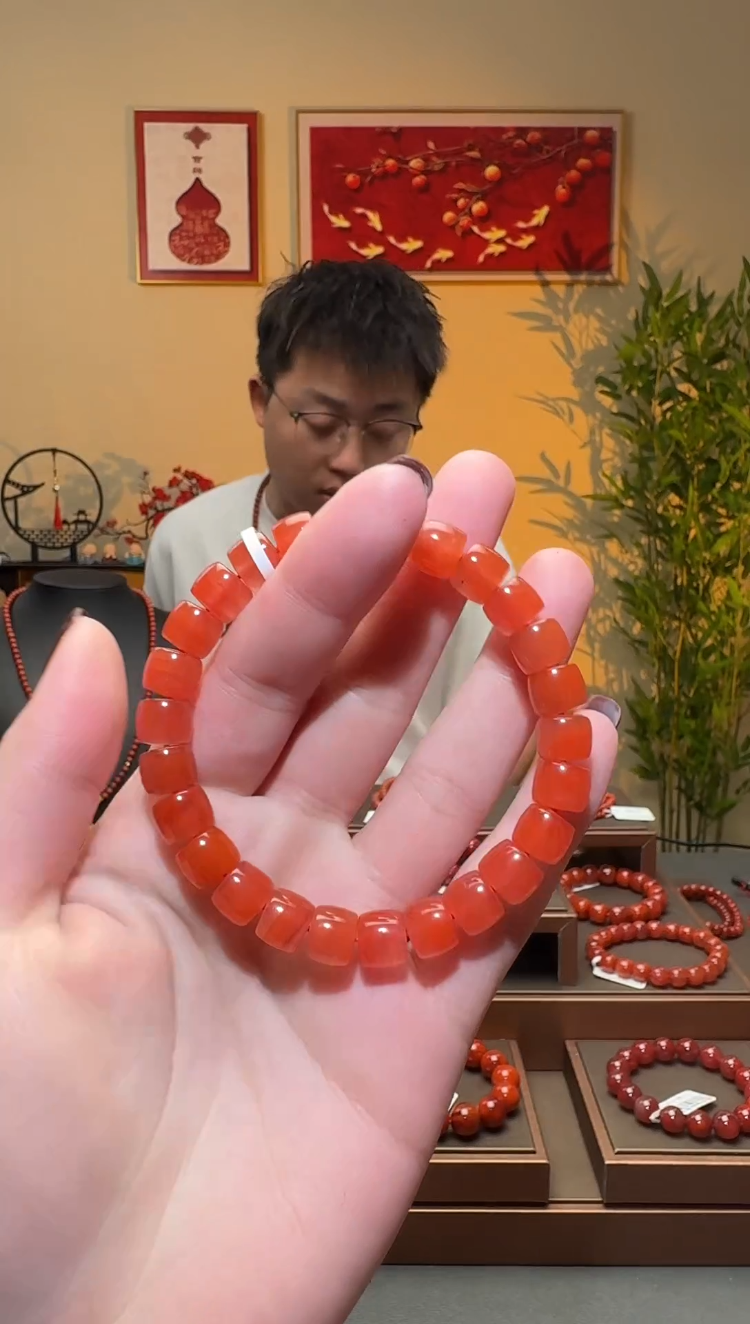 【闪购商品】南红玛瑙手串未镶嵌一条8mm+ 多样性发货