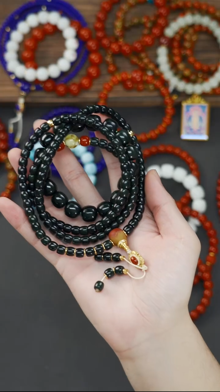 颈饰未镶嵌和田玉（碧玉）葩*梵阁精品文玩回血