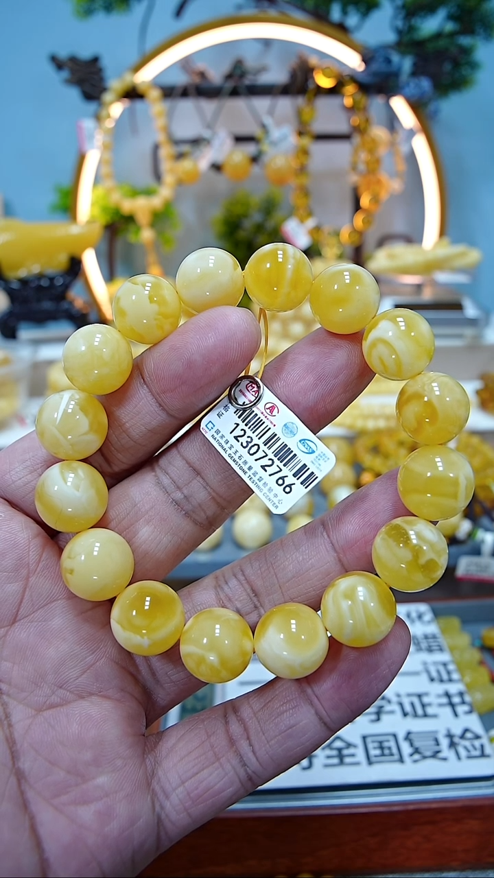 【闪购商品】蜜蜡手链未镶嵌13++*****