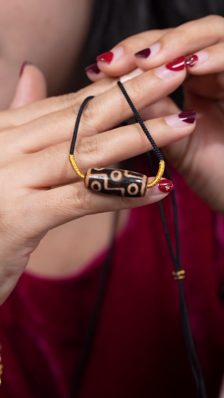 【闪购商品】玛瑙/玉髓颈饰未镶嵌Y62039折线九Y锁骨链