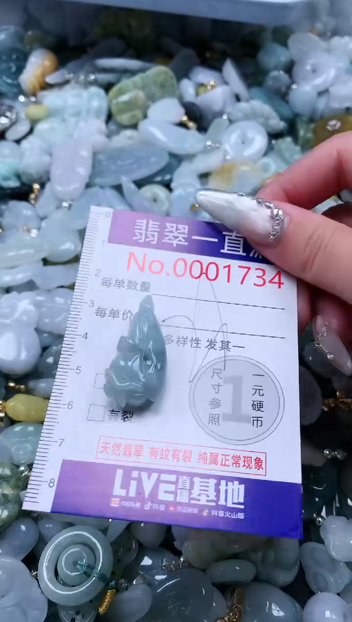 【闪购商品】翡翠吊坠(不含链)未镶嵌1734