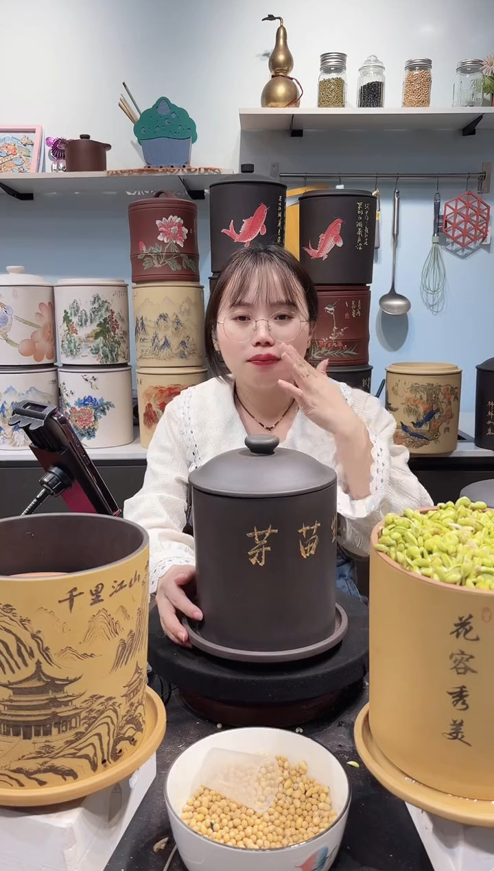 紫砂中式中号 黑金砂刻字款+紫砂托盘