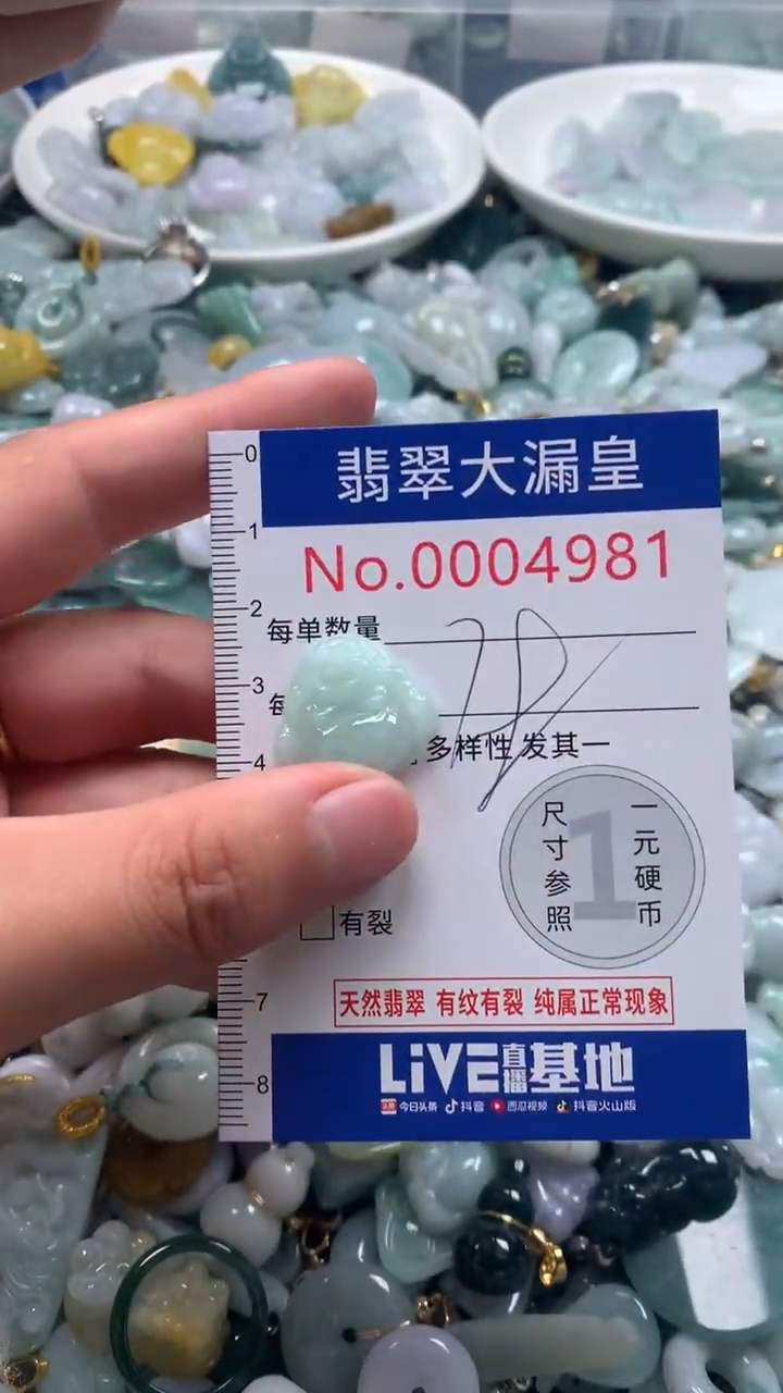 【闪购商品】翡翠吊坠(不含链)未镶嵌4981