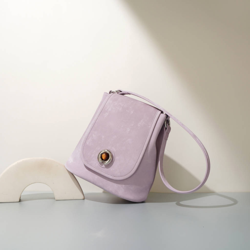 【云云甄选】ZG-M7857-风信紫-轻奢时尚女士新款单肩斜挎包