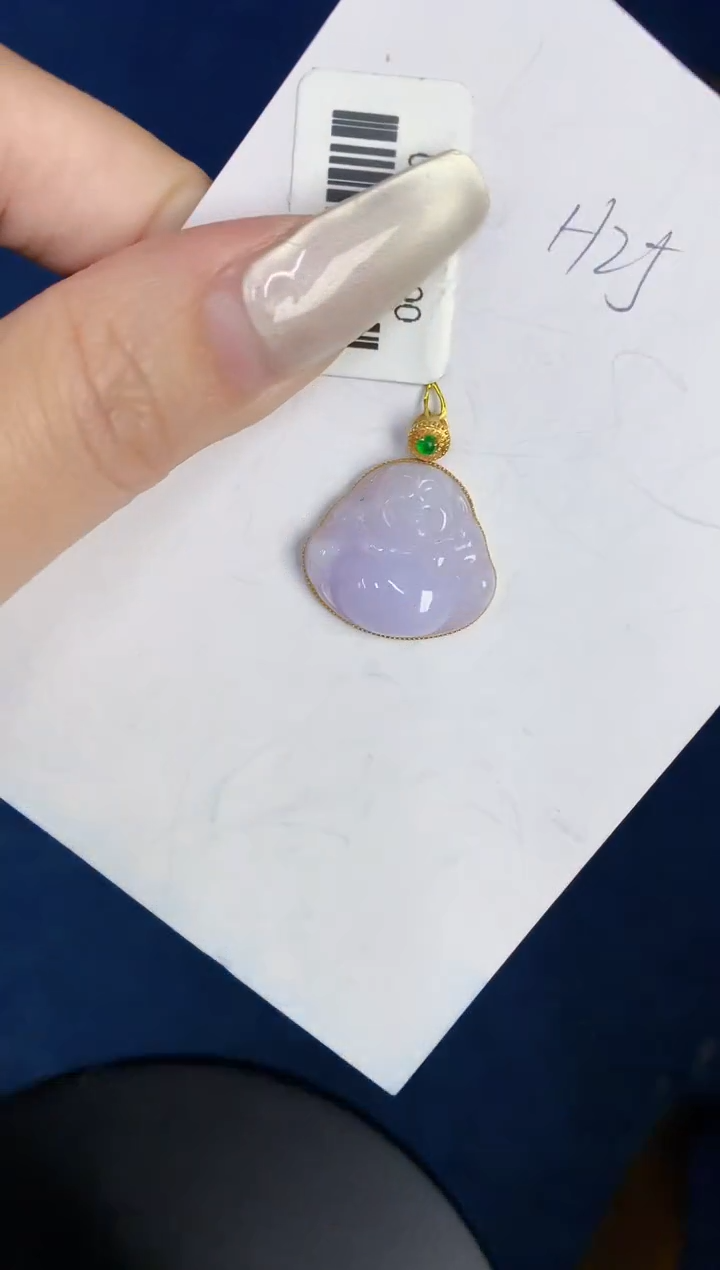 【闪购商品】翡翠颈饰18K金镶嵌00000000000