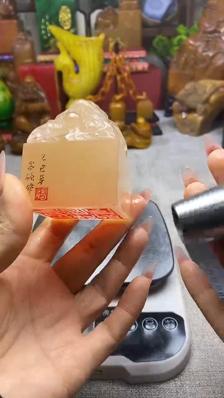 寿山石印石纯天然石料