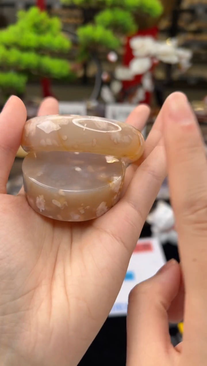 【闪购商品】石英质玉手镯未镶嵌52圈口（赠送镯心）21008