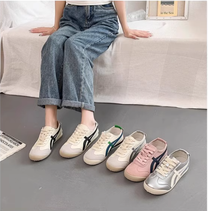 德训鞋女轻便低帮平底显瘦显脚小复古休闲单鞋2025春季新款板鞋子