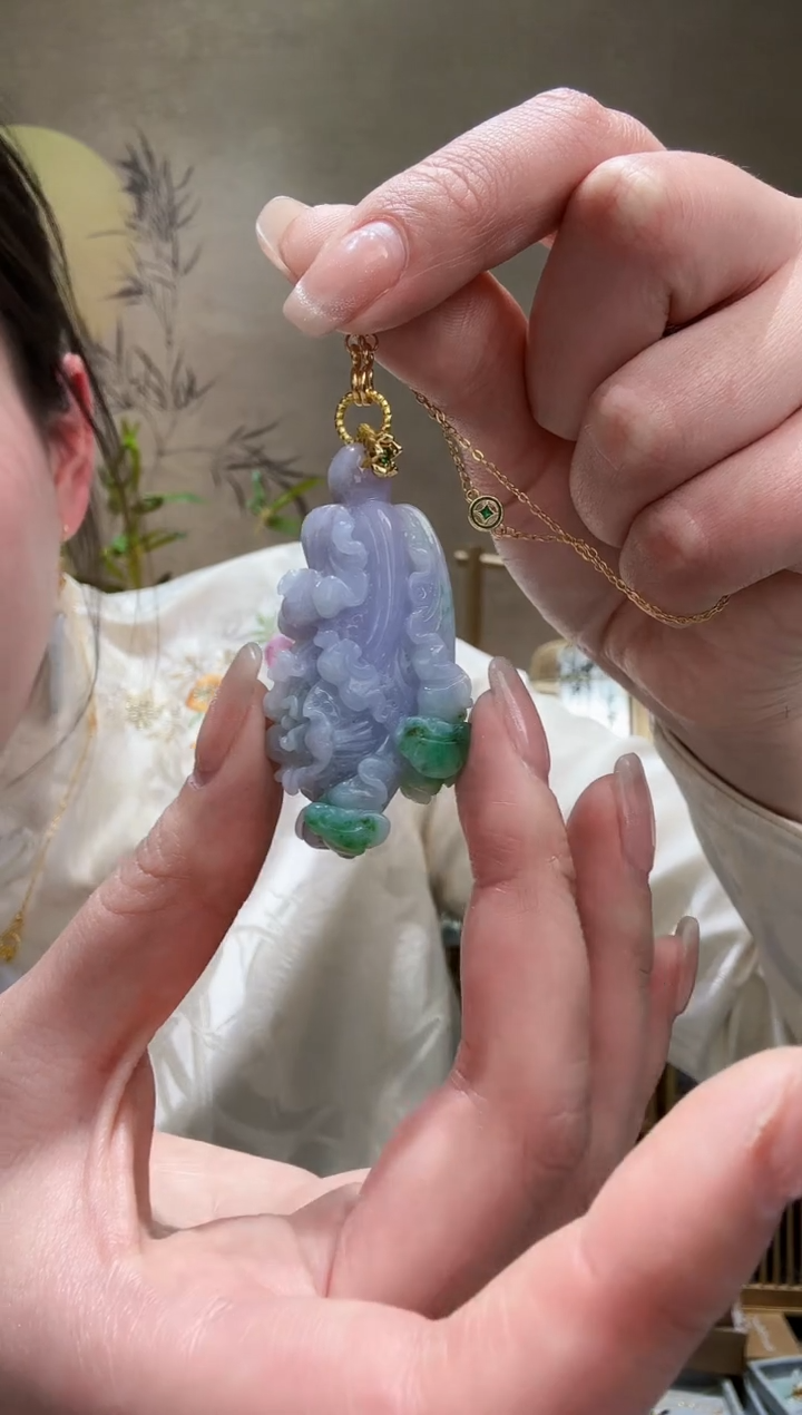 【闪购商品】翡翠颈饰未镶嵌吊坠