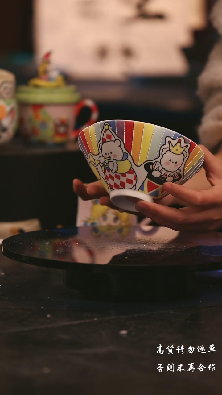 陶瓷景德镇可爱设计师款陶瓷 