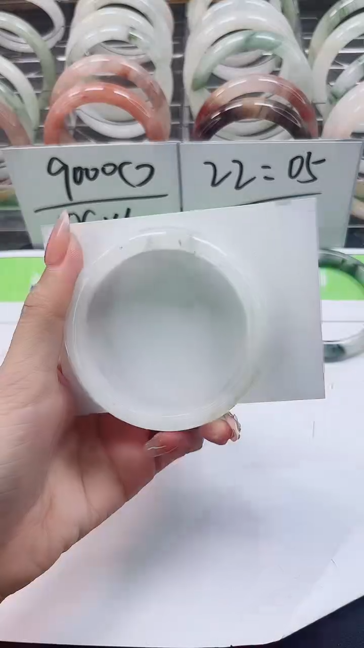 【闪购商品】石英质玉手镯未镶嵌A263-54/55