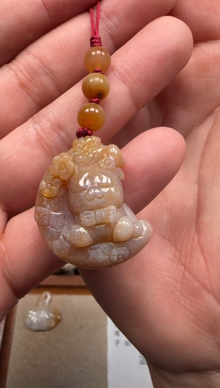 【闪购商品】硅化珊瑚（珊瑚玉）颈饰未镶嵌700