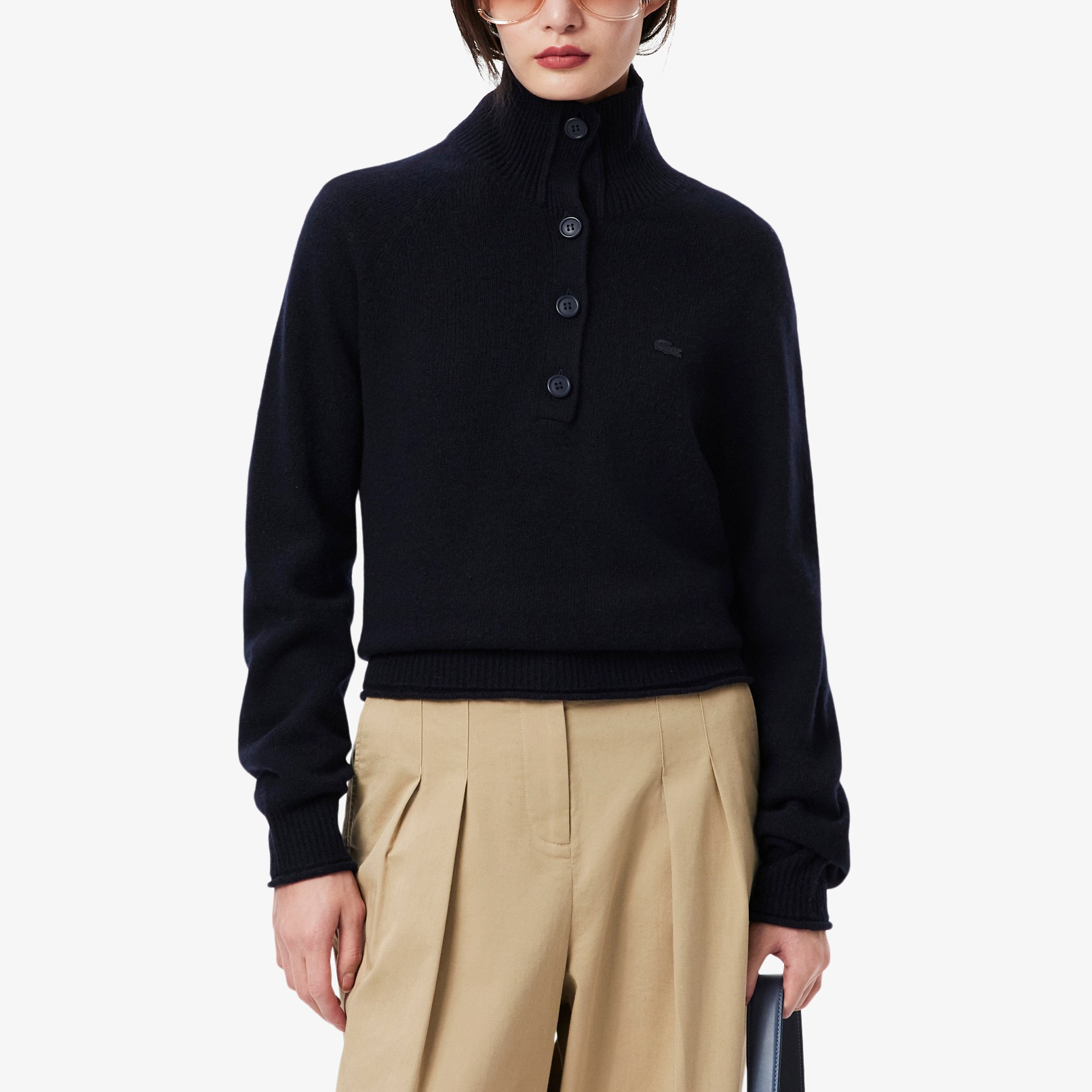 Lacoste/拉科斯特法国鳄鱼户外运动保暖百搭长袖毛衣 AF4010 