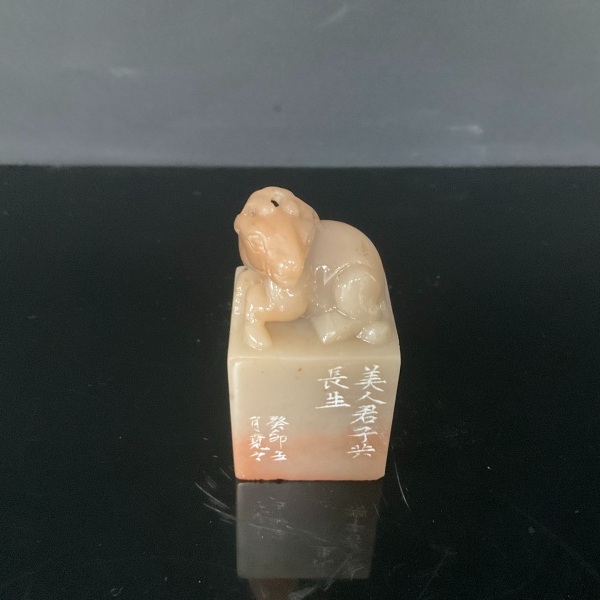 篆刻杜志笃X26196美人君子共长生