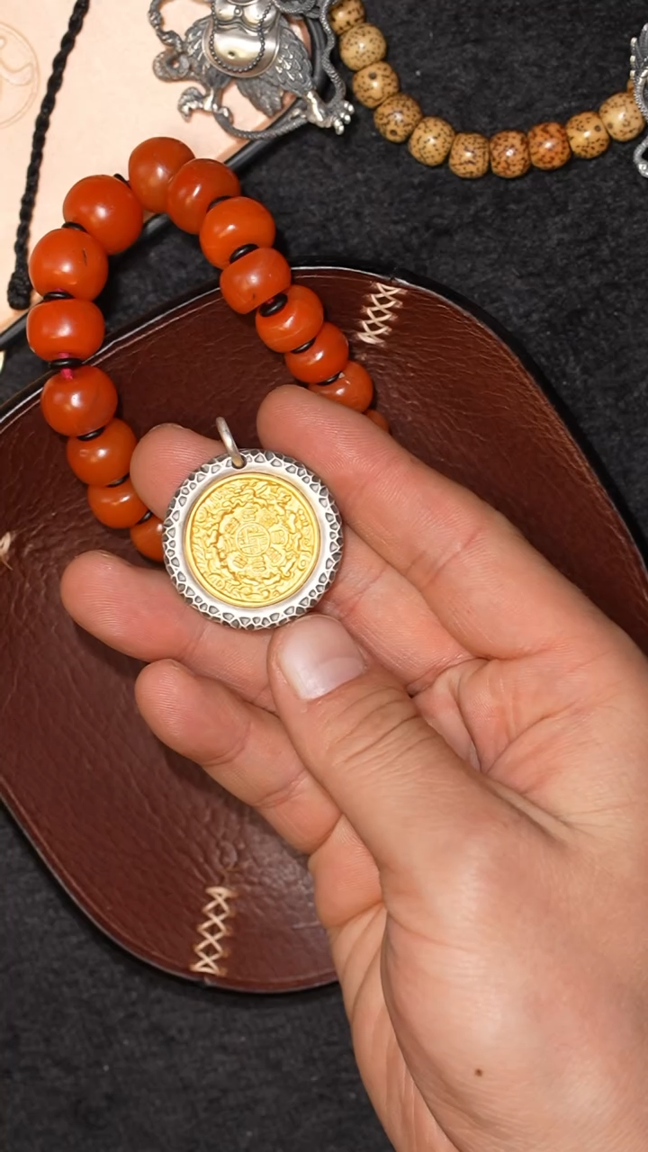 【闪购商品】冲赛康胡子哥，藏传九宫八卦牌145