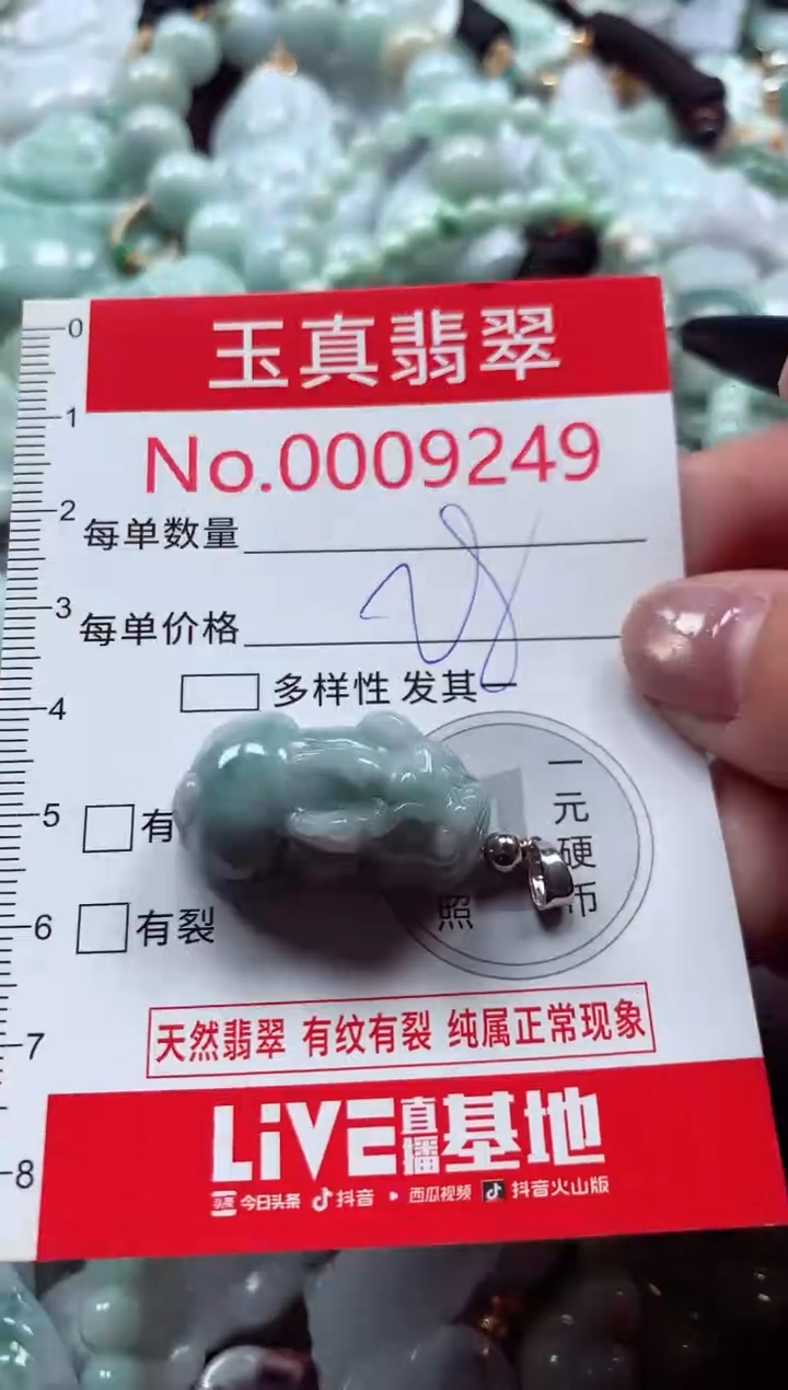 吊坠(不含链)未镶嵌翡翠9249