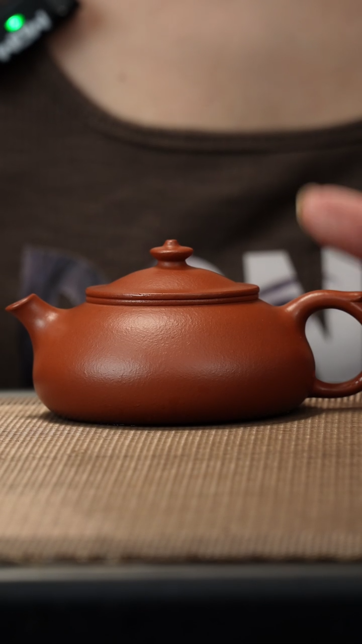 茶壶紫砂朱泥点汤寒江150CC