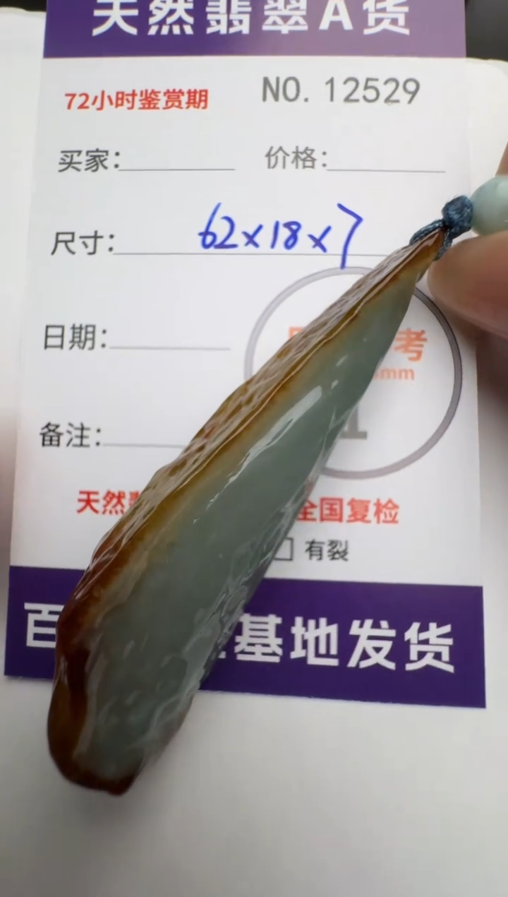 【闪购商品】翡翠颈饰未镶嵌原石12529