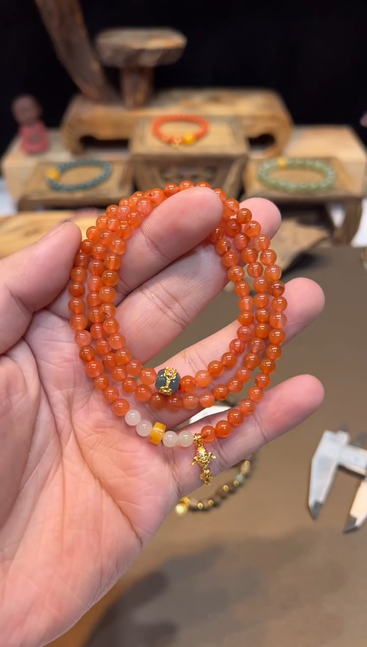 未镶嵌手链南红玛瑙手饰@@H4047