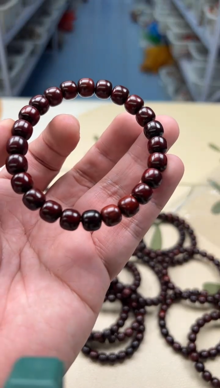 檀香紫檀（小叶紫檀）手串/手链独****?8*7单圈6283