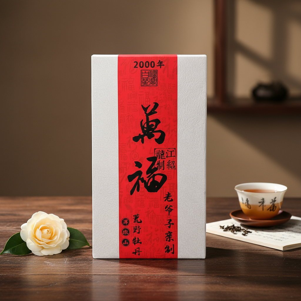 【江缘】福鼎白茶，万福·2000·白牡丹 洋墩山·老树荒野·老爷子亲制