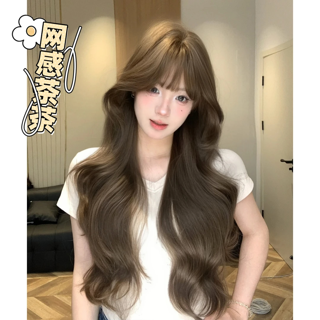 【网感茶茶感】假发女波浪卷时尚气质网红同款假发全头套