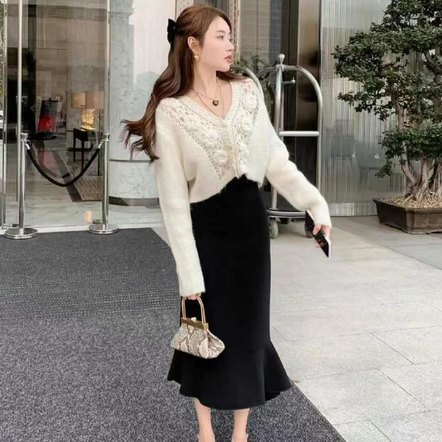 阿家经典针织鱼尾裙（不退换）5299010