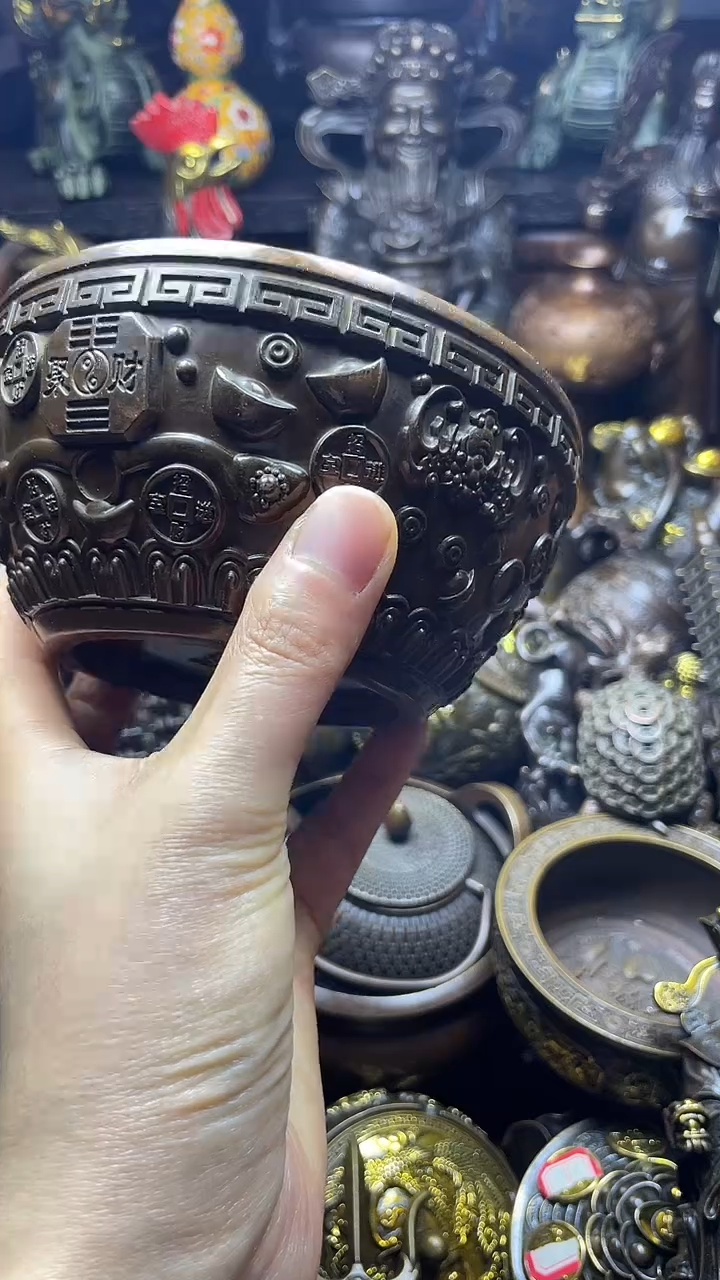 闪购链接，点击下单，有运费险，铜摆件