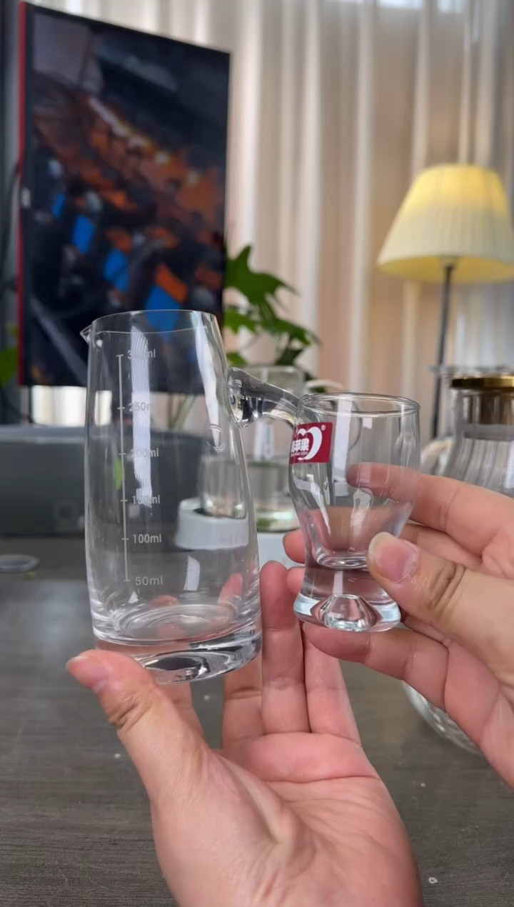 【闪购商品】玻璃无盖款闪购价1壶300毫升+16杯