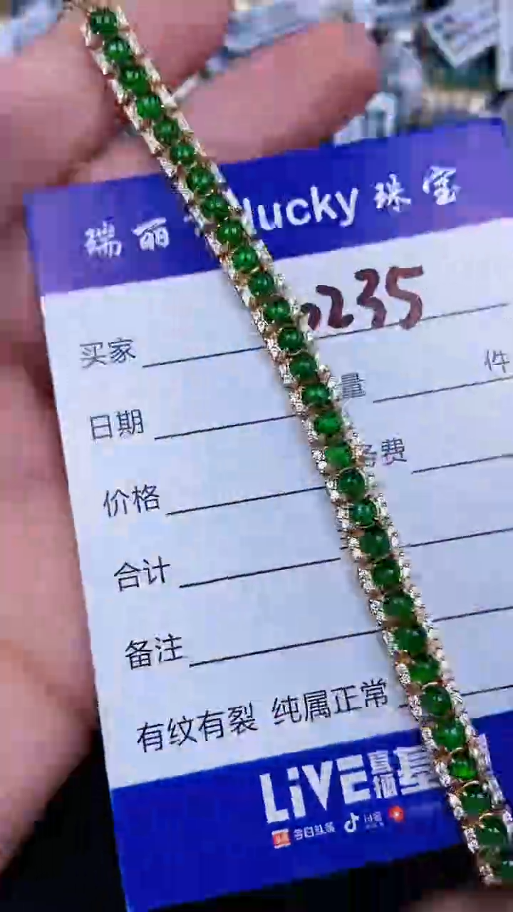 颈饰银S925镶嵌翡翠0235