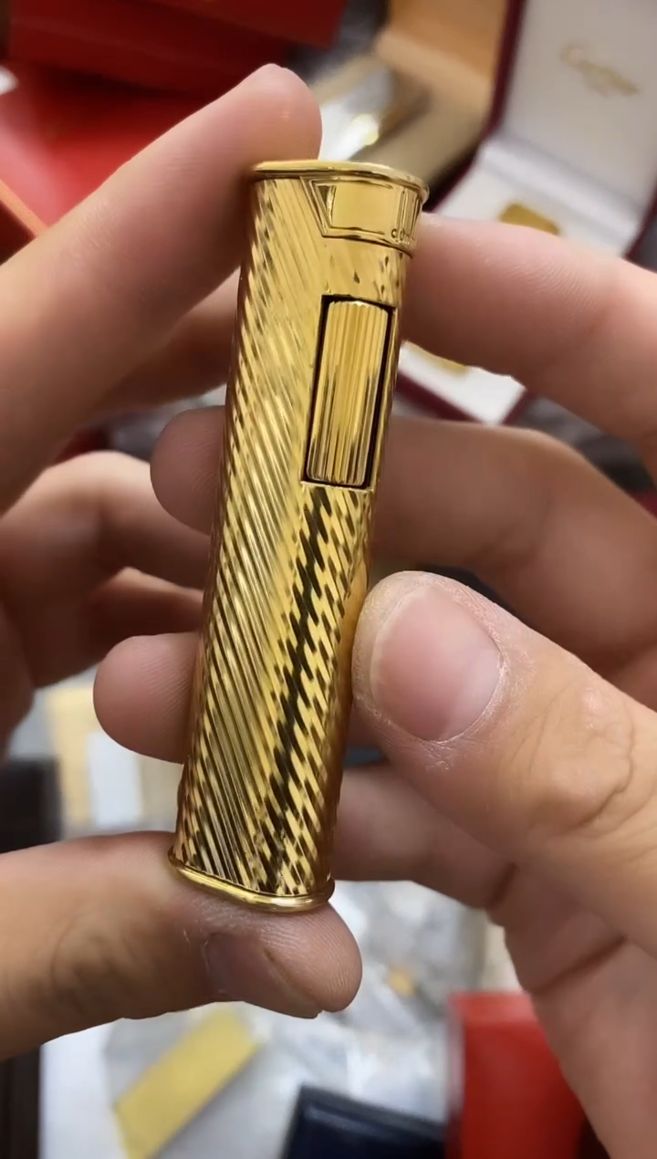 礼服金斜纹打火机链接